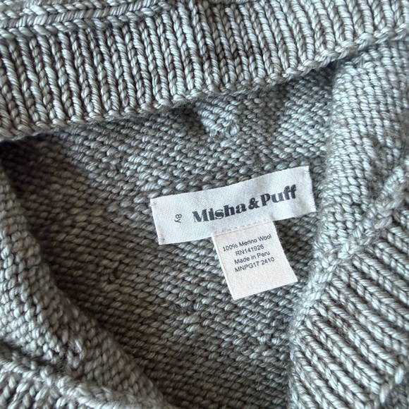 Misha And Puff Hooded Cardigan - Seal Grey - Picture 5 of 5
